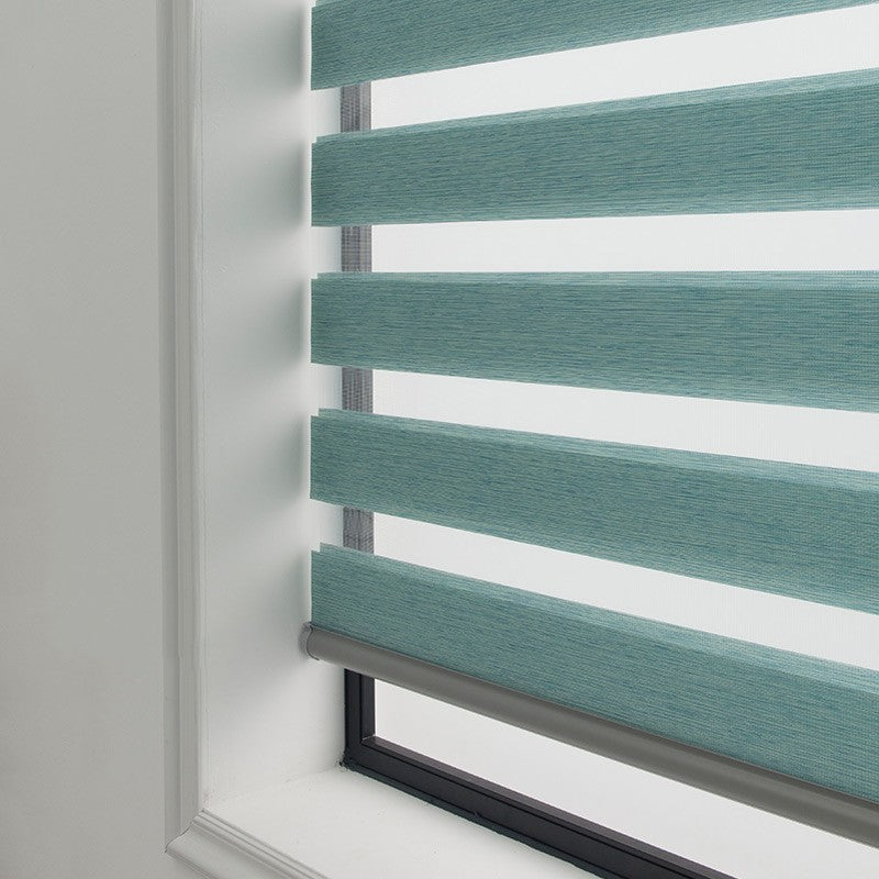 Soft Gauze Electric Zebra Roll-Up Curtain