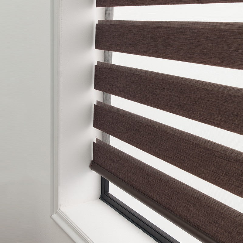 Soft Gauze Electric Zebra Roll-Up Curtain