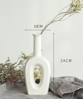 Modern Decorative Ceramic Vase - Handmade Unique Design