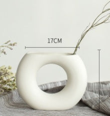 Modern Decorative Ceramic Vase - Handmade Unique Design