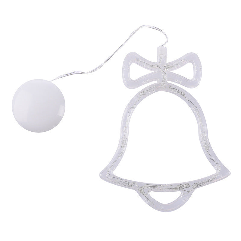 Christmas LED Suction Cup Chandelier - Santa Claus, Elk, Snowman Holiday Window Decor Lights