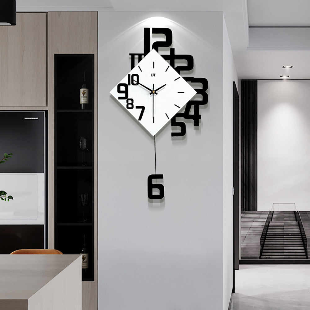 Personalized Wooden Wall Clock – Modern Quartz Decor