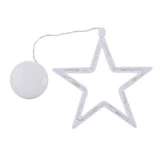Christmas LED Suction Cup Chandelier - Santa Claus, Elk, Snowman Holiday Window Decor Lights