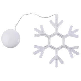 Christmas LED Suction Cup Chandelier - Santa Claus, Elk, Snowman Holiday Window Decor Lights