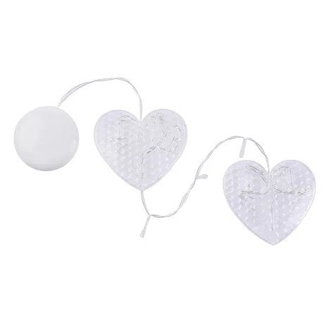 Christmas LED Suction Cup Chandelier - Santa Claus, Elk, Snowman Holiday Window Decor Lights