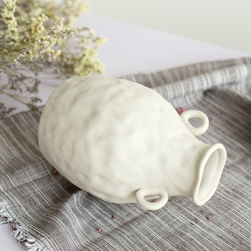 Modern Decorative Ceramic Vase - Handmade Unique Design