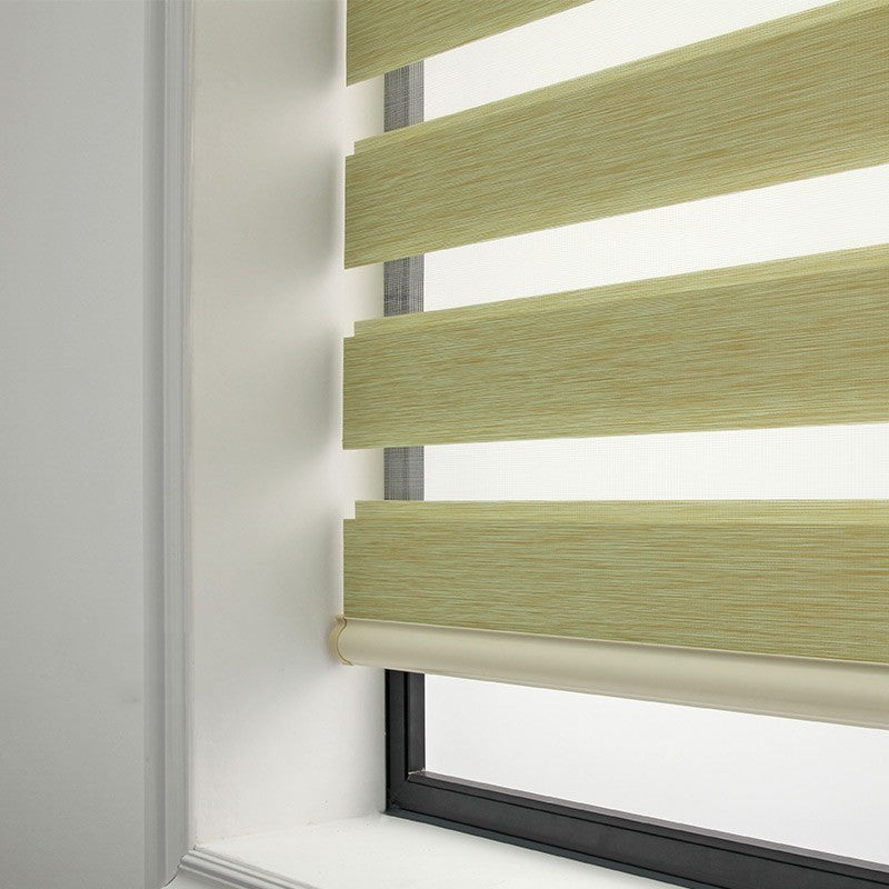 Soft Gauze Electric Zebra Roll-Up Curtain