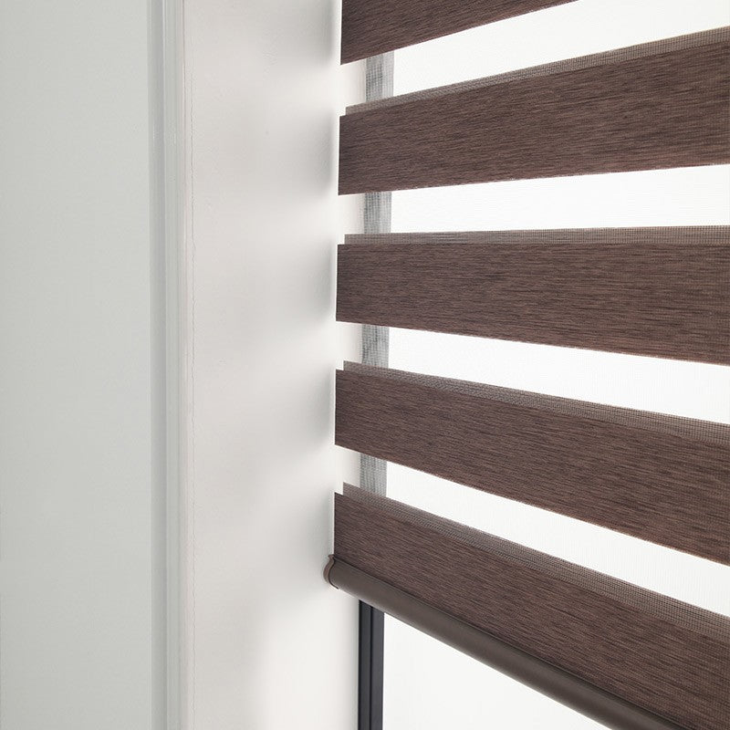 Soft Gauze Electric Zebra Roll-Up Curtain
