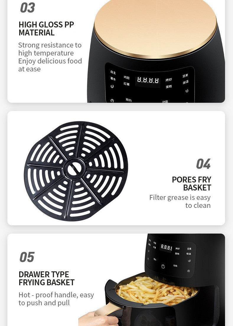 Smart Touch Air Fryer - Home Electric Oil-less Fryer