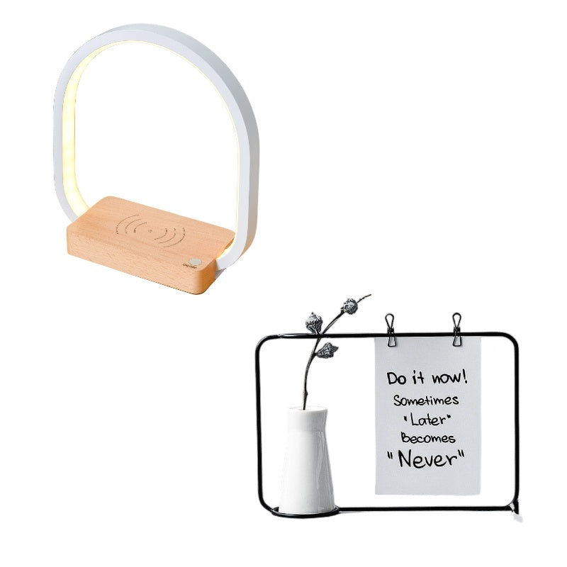 Multifunctional LED Table Lamp with Adjustable Brightness and USB Charging