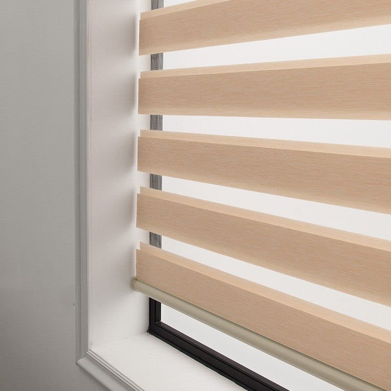 Soft Gauze Electric Zebra Roll-Up Curtain