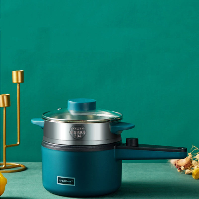 Mini Kitchen Electric Pot – 1.2L Non-Stick Multifunctional Cooker | Smart Noodle, Soup, Steamer & Hot Pot