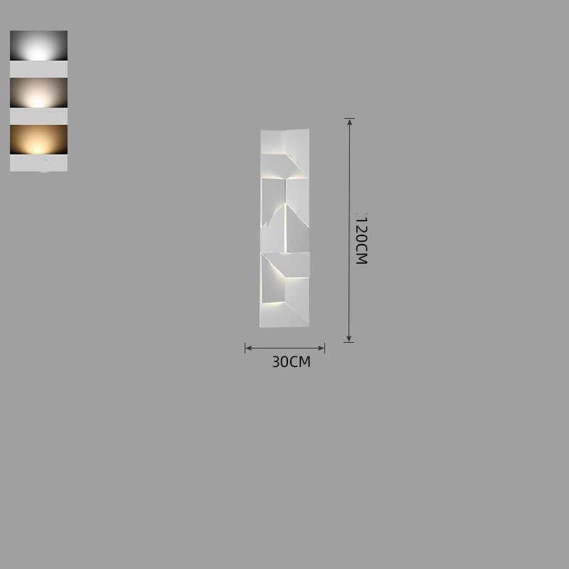 Creative Nordic Wall Lamp - Artistic Living Room Background Light