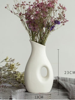 Modern Decorative Ceramic Vase - Handmade Unique Design