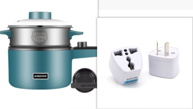 Mini Kitchen Electric Pot – 1.2L Non-Stick Multifunctional Cooker | Smart Noodle, Soup, Steamer & Hot Pot