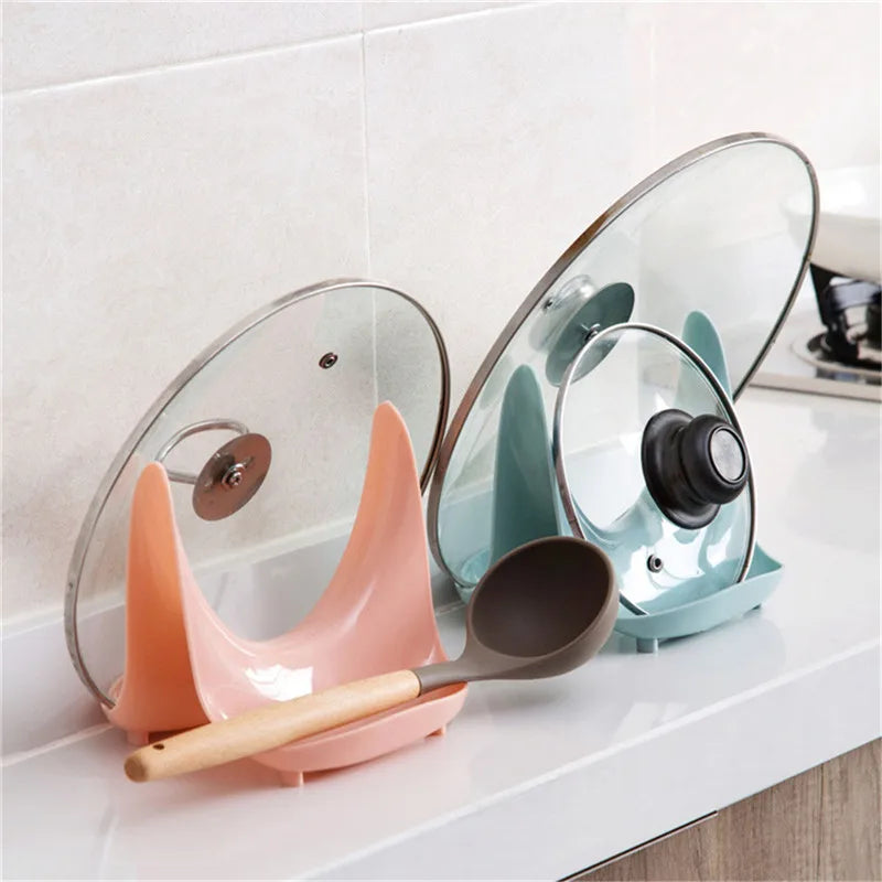 Multifunction Kitchen Utensil Holder - Pot, Pan, and Lid Rack