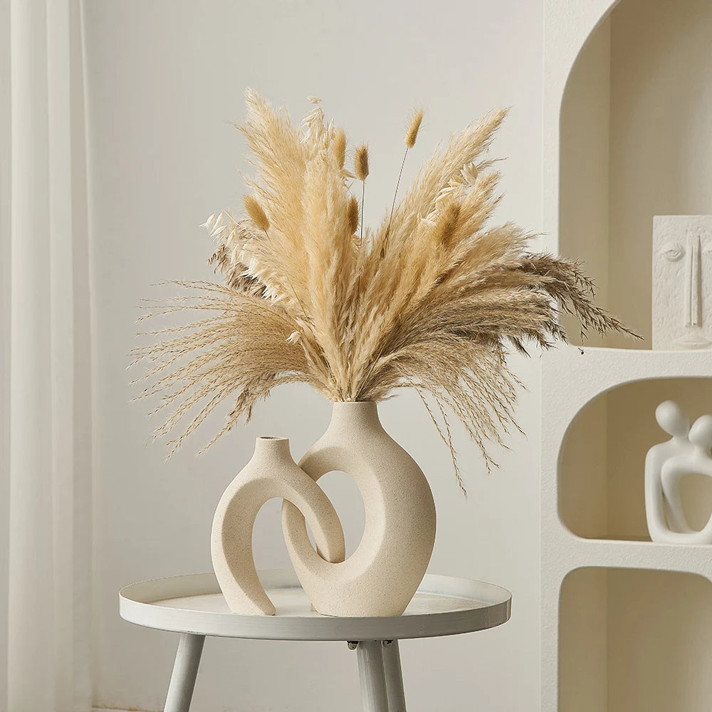 Nordic Ceramic Vase - Decorative Home Accessory