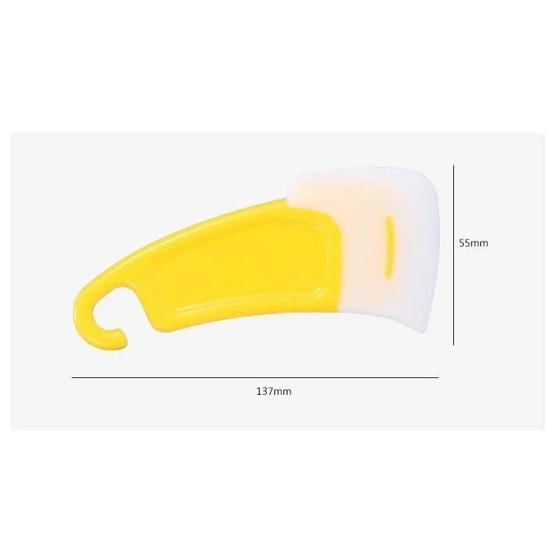 Silicone Pan Scraper & Cleaning Spatula - Non-Stick Kitchen Tool