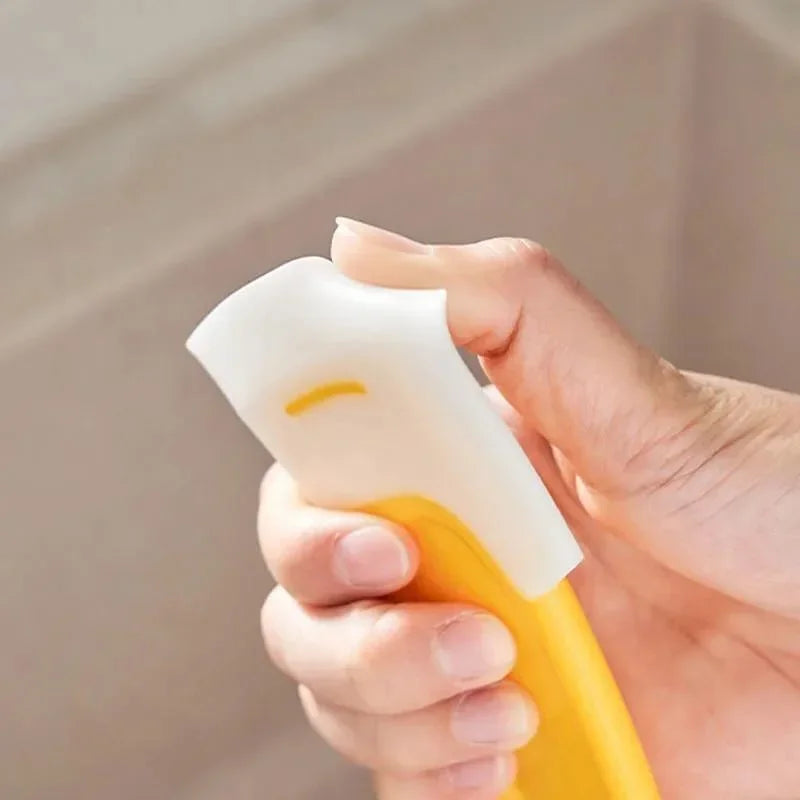 Silicone Pan Scraper & Cleaning Spatula - Non-Stick Kitchen Tool