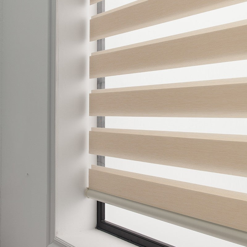 Soft Gauze Electric Zebra Roll-Up Curtain