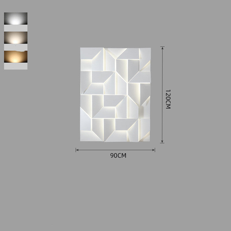 Creative Nordic Wall Lamp - Artistic Living Room Background Light