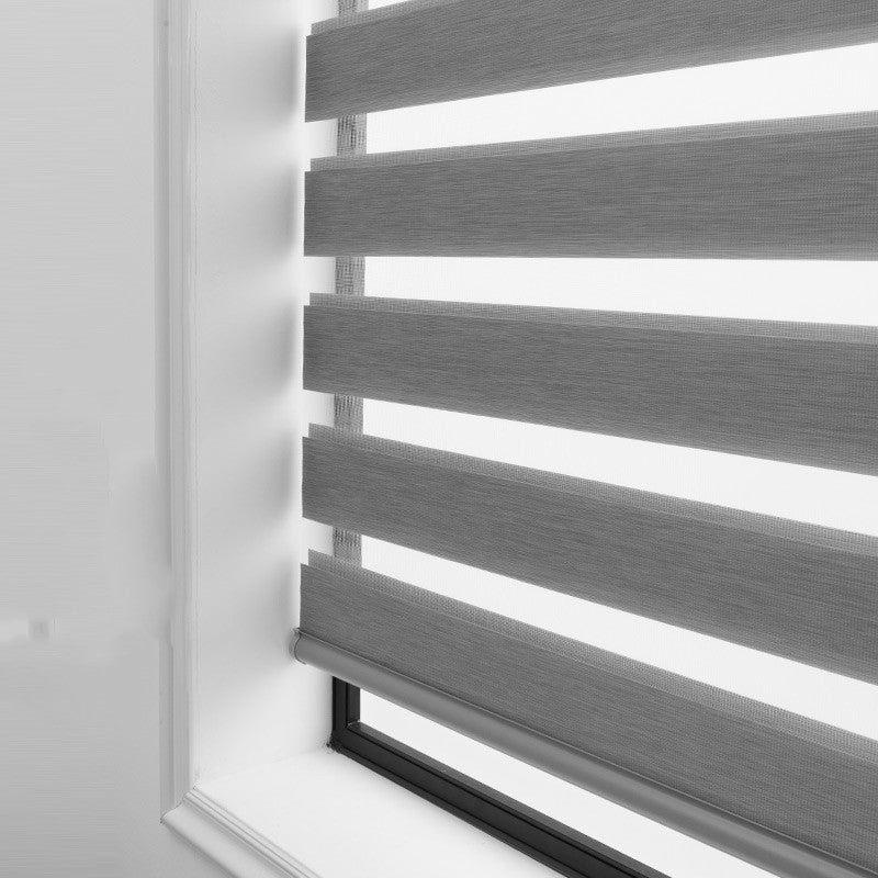 Soft Gauze Electric Zebra Roll-Up Curtain