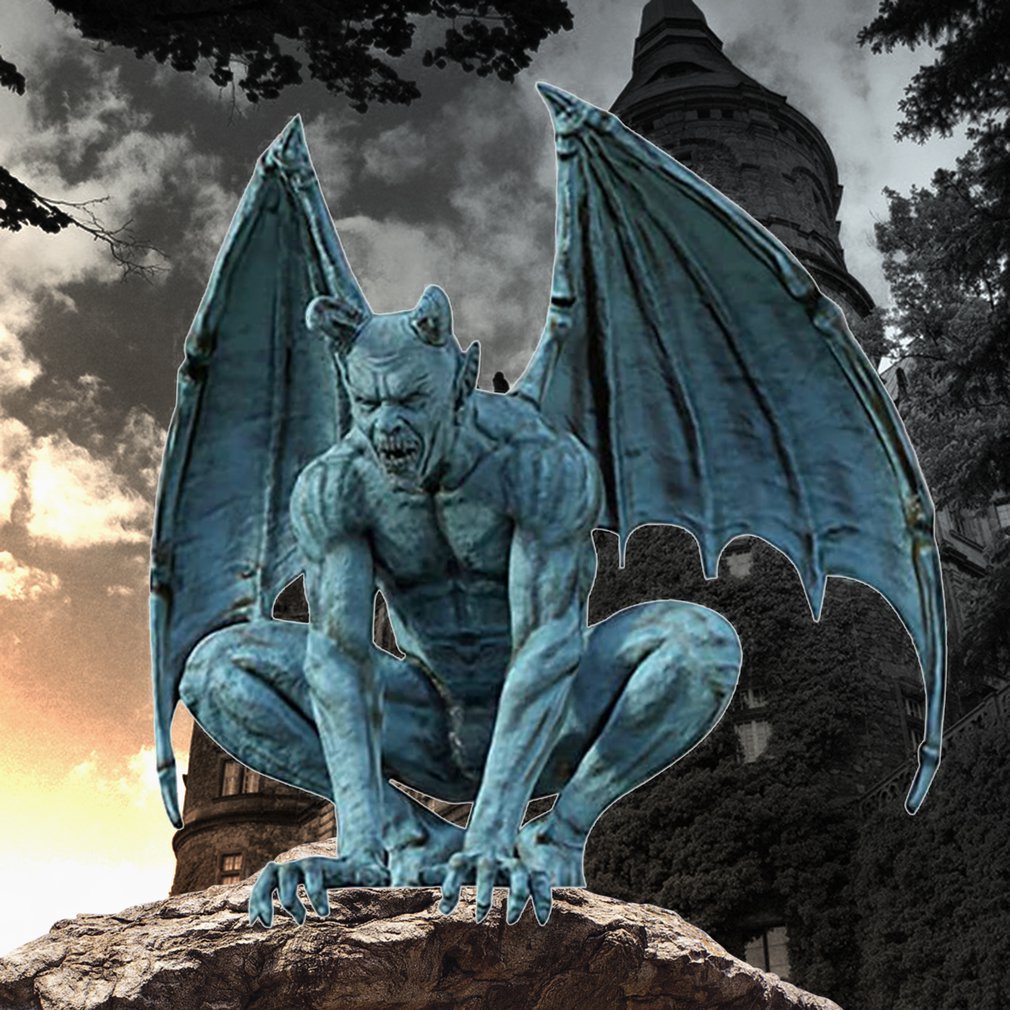 Retro Gargoyle Resin Statue