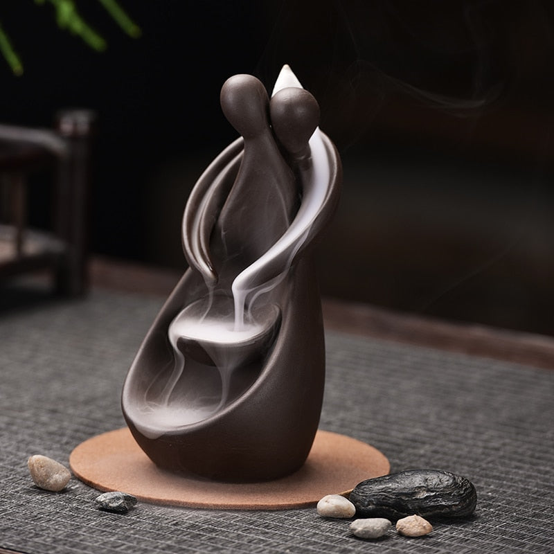 Smoke Waterfall Back flow Incense Burner