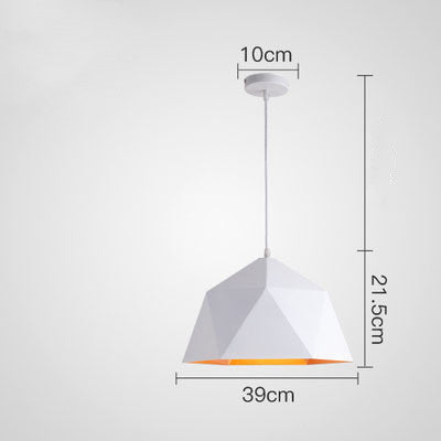 "Colorful Geometric Hanging Lamps | Creative Lighting for Modern Spaces