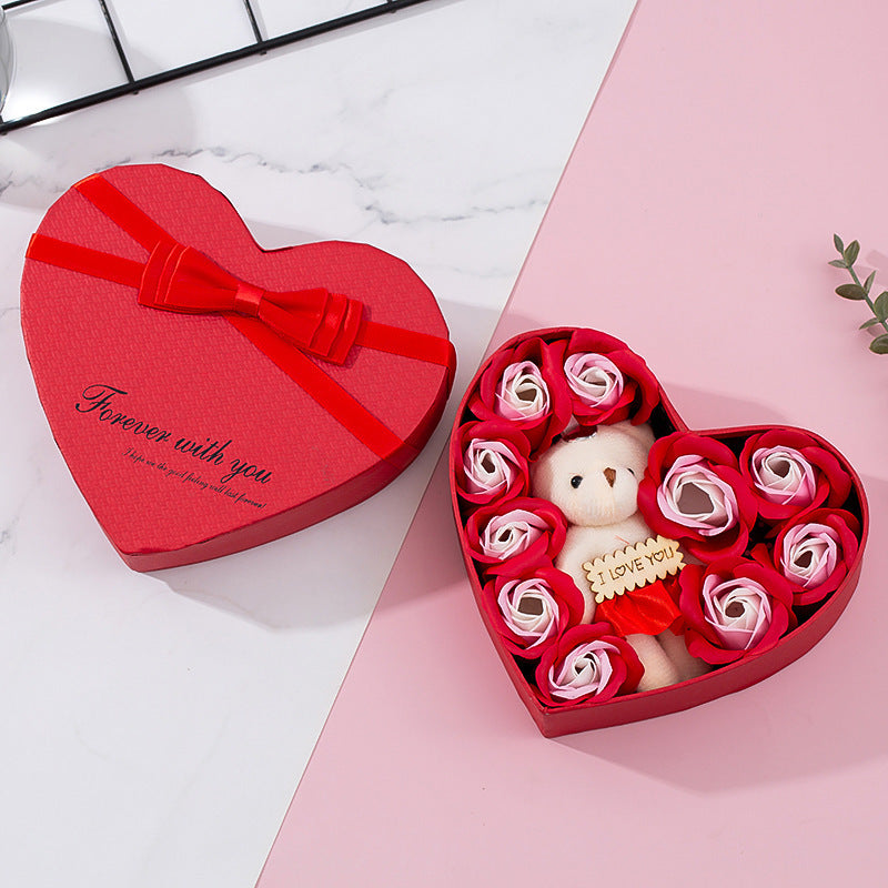 Heart-Shaped Rose Gift Box – Perfect for Christmas, Valentine’s Day, Mother’s Day, and Birthdays