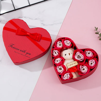 Heart-Shaped Rose Gift Box – Perfect for Christmas, Valentine’s Day, Mother’s Day, and Birthdays