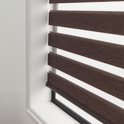 Soft Gauze Electric Zebra Roll-Up Curtain