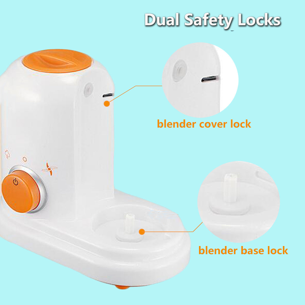 Multi-Function Baby Food Processor & Milk Warmer | Smart Baby Food Maker with Steamer, Blender & Ice Crusher