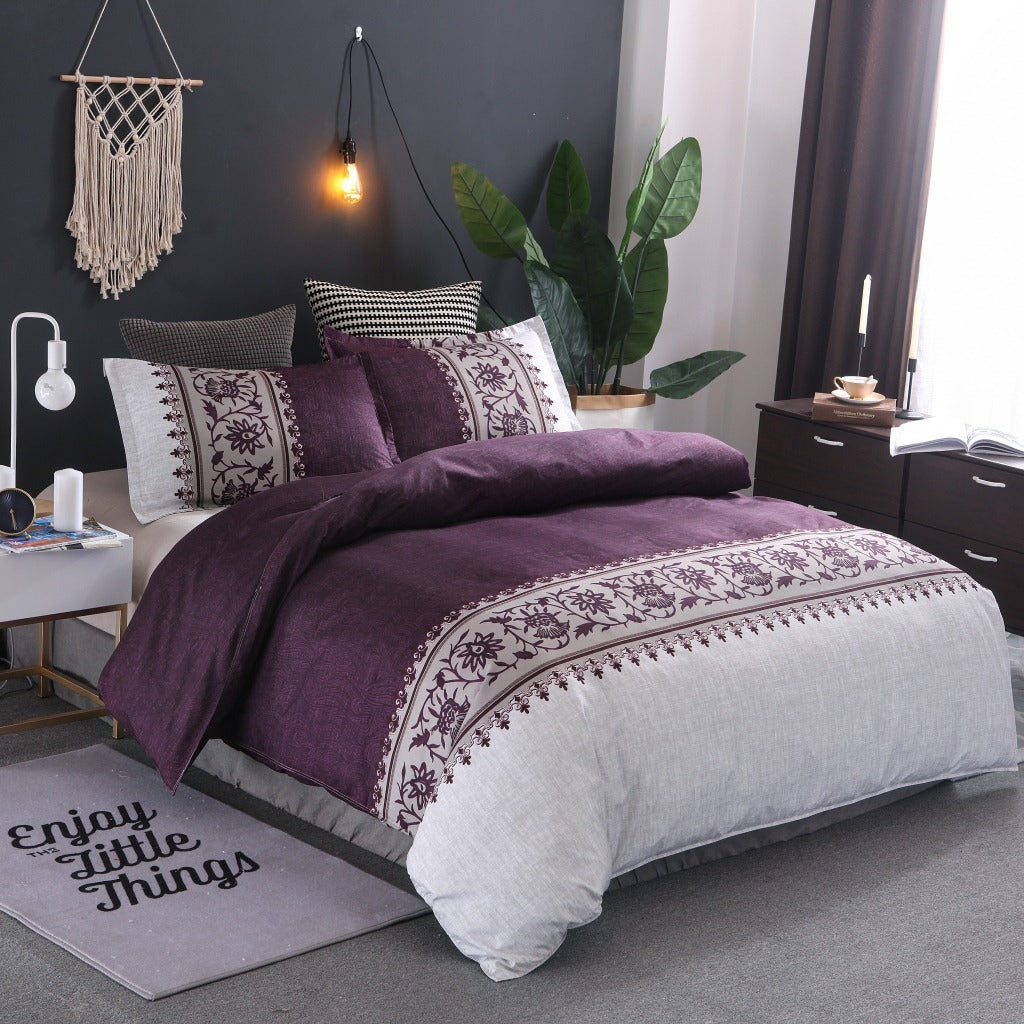 Simple Plain Bedding Set for Minimalist Style