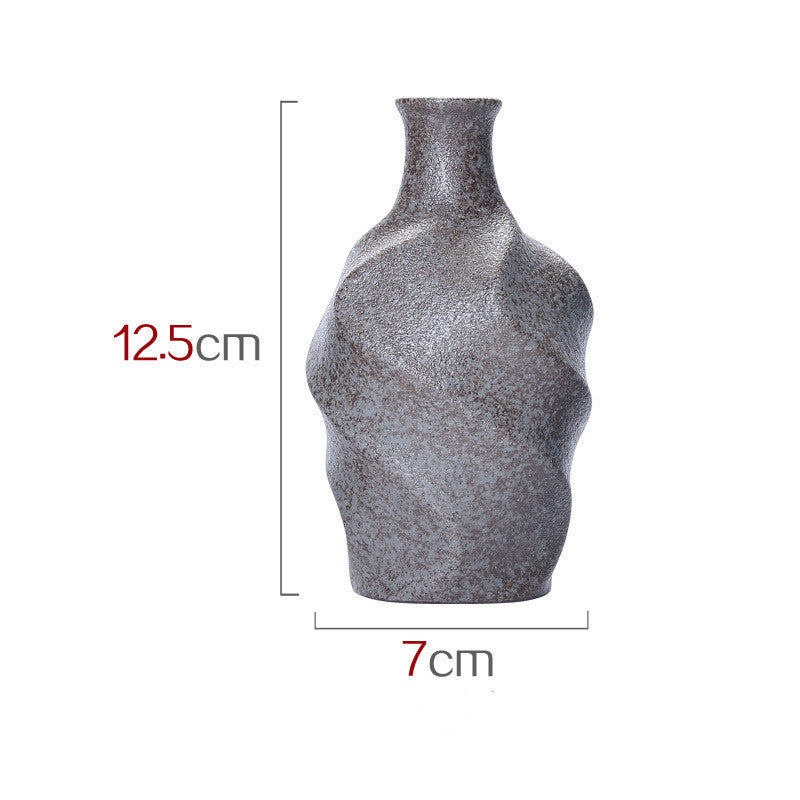 Ceramic Vase for Dried Flowers - Simulated Dry Flower Design