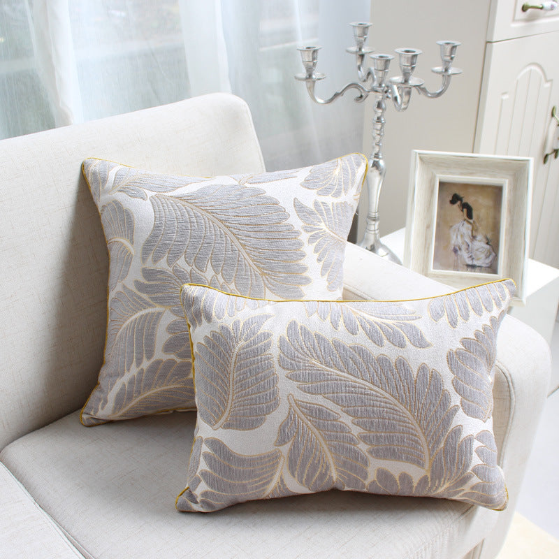 Chenille Jacquard Decorative Throw Pillow - Luxury Cushion