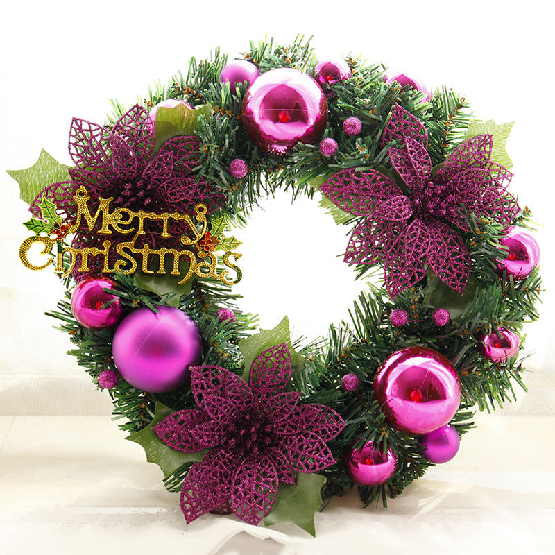 Christmas Wreath for Home & Garden Decor - Holiday Door Decoration for Mall and Home Entrance