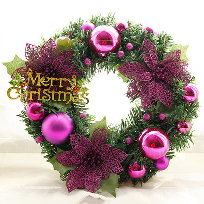 Christmas Wreath for Home & Garden Decor - Holiday Door Decoration for Mall and Home Entrance