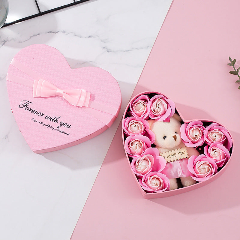 Heart-Shaped Rose Gift Box – Perfect for Christmas, Valentine’s Day, Mother’s Day, and Birthdays