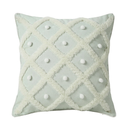 Creative Home Ball Pillow - Tufted Moroccan Cushion, Elegant Decorative Pillow Case