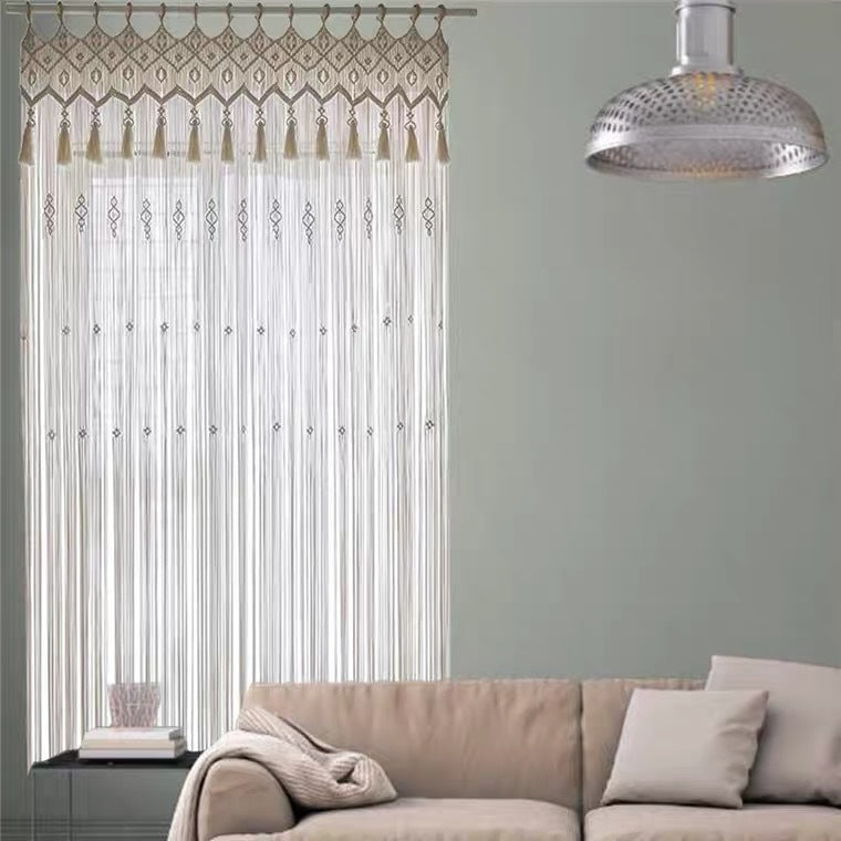 Bohemian Hand-Woven Tapestry Curtain - Decorative Room Partition