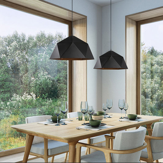 "Colorful Geometric Hanging Lamps | Creative Lighting for Modern Spaces