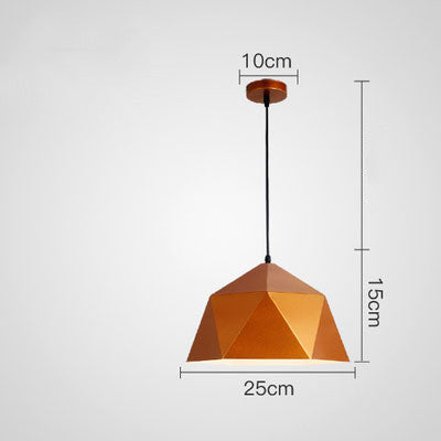 "Colorful Geometric Hanging Lamps | Creative Lighting for Modern Spaces