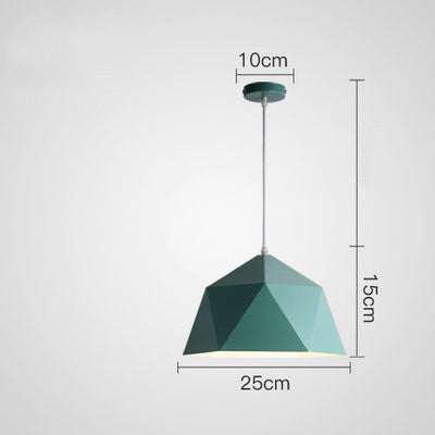 "Colorful Geometric Hanging Lamps | Creative Lighting for Modern Spaces