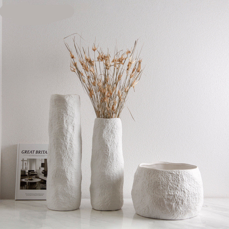 Nordic Minimalist Ceramic Vase - Modern Home Decor Accent