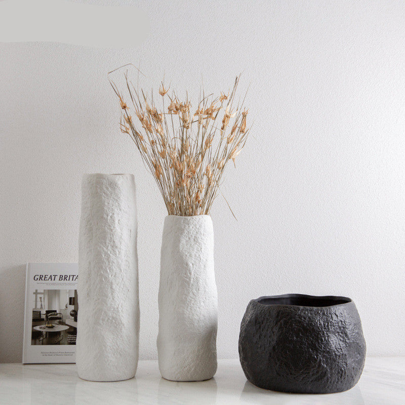Nordic Minimalist Ceramic Vase - Modern Home Decor Accent