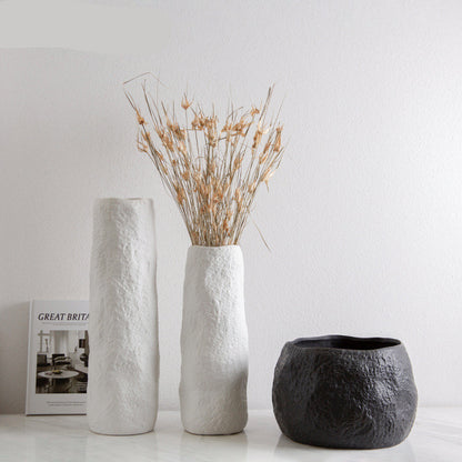 Nordic Minimalist Ceramic Vase - Modern Home Decor Accent