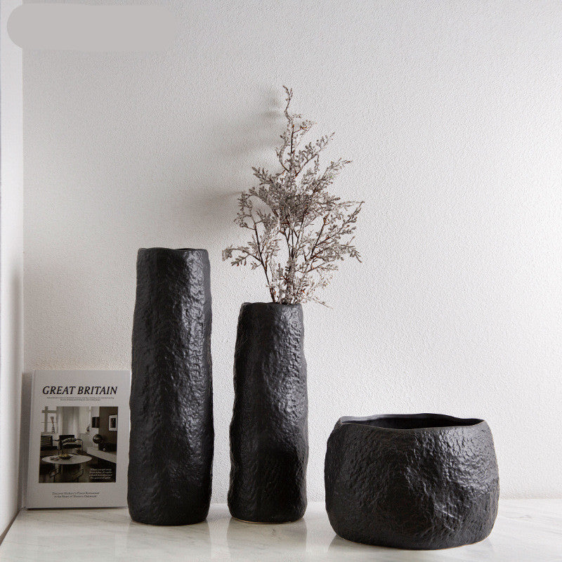 Nordic Minimalist Ceramic Vase - Modern Home Decor Accent