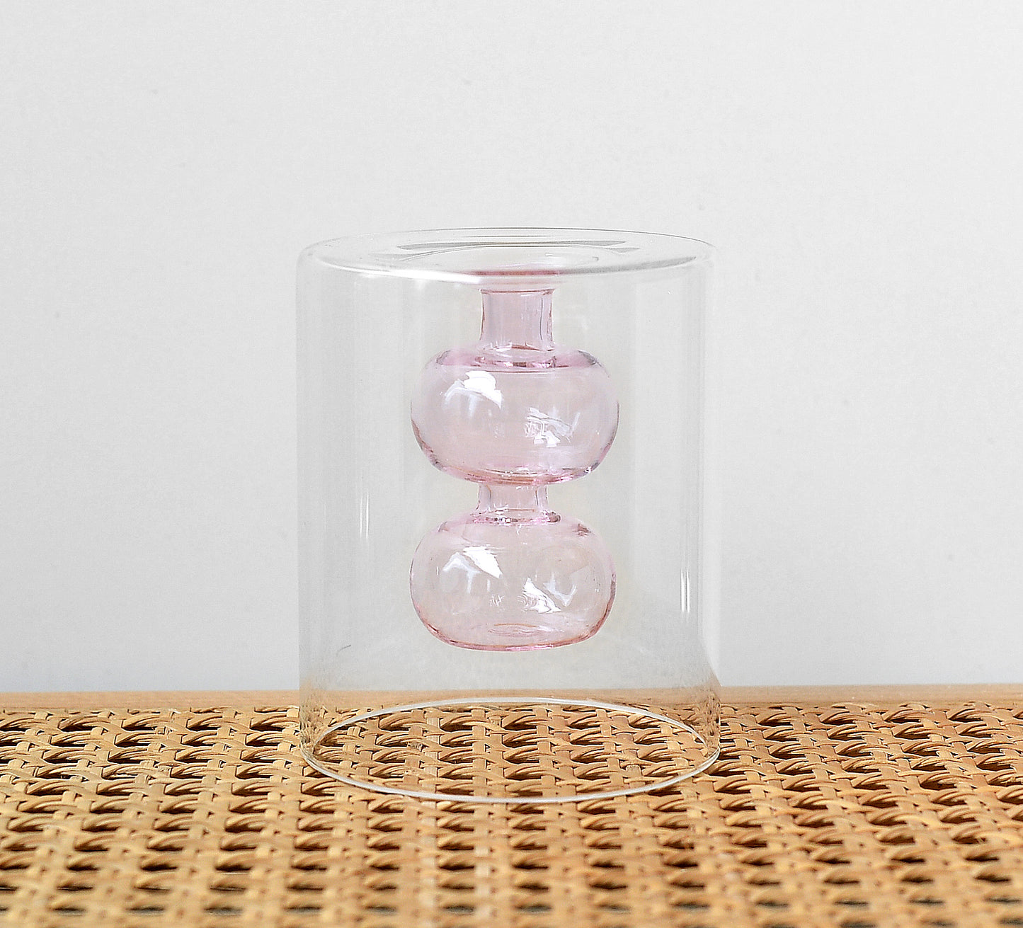 Gourd-Shaped Retro Stained Glass Hydroponic Vase