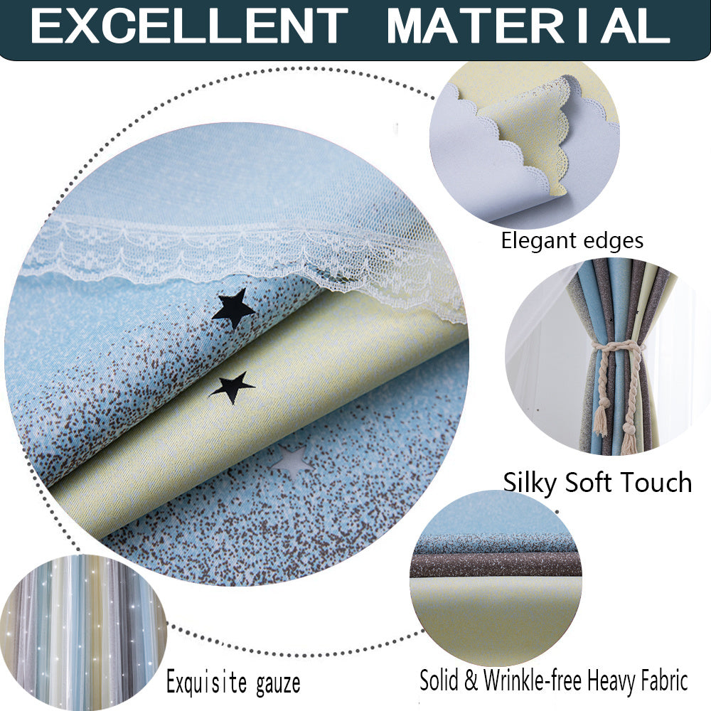 Easy Installation Bedroom Curtains